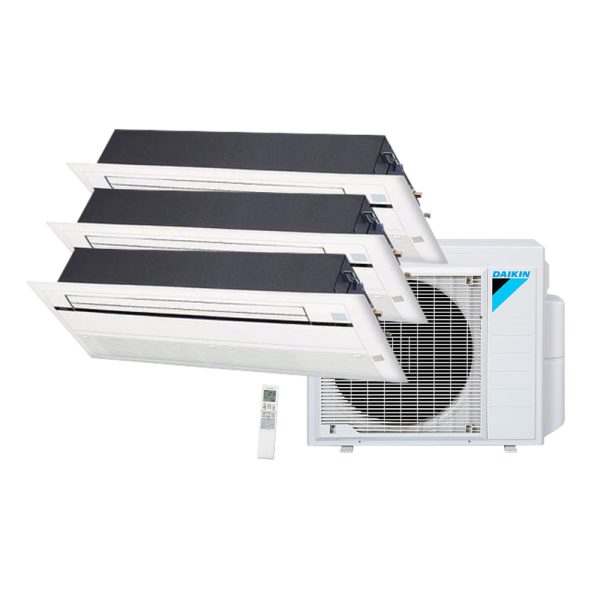 Ar Condicionado Multi Split Cassete 1 Via Inverter Daikin 2x9000 + 1x12000 BTU/h Quente e Frio Monofásico 3MXS24PMVM - 220 Volts