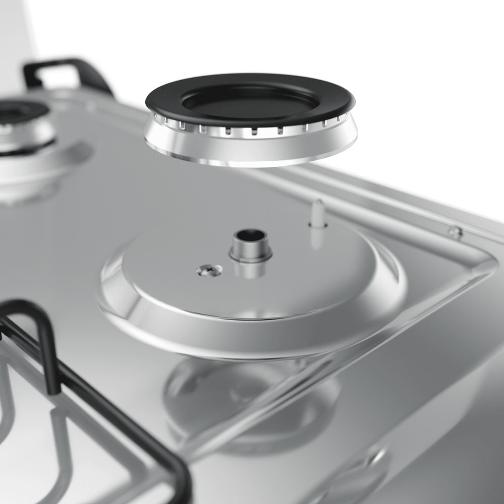 Fogão De Piso Mueller 5 Bocas Decorato Preto - Bivolt - Image 8