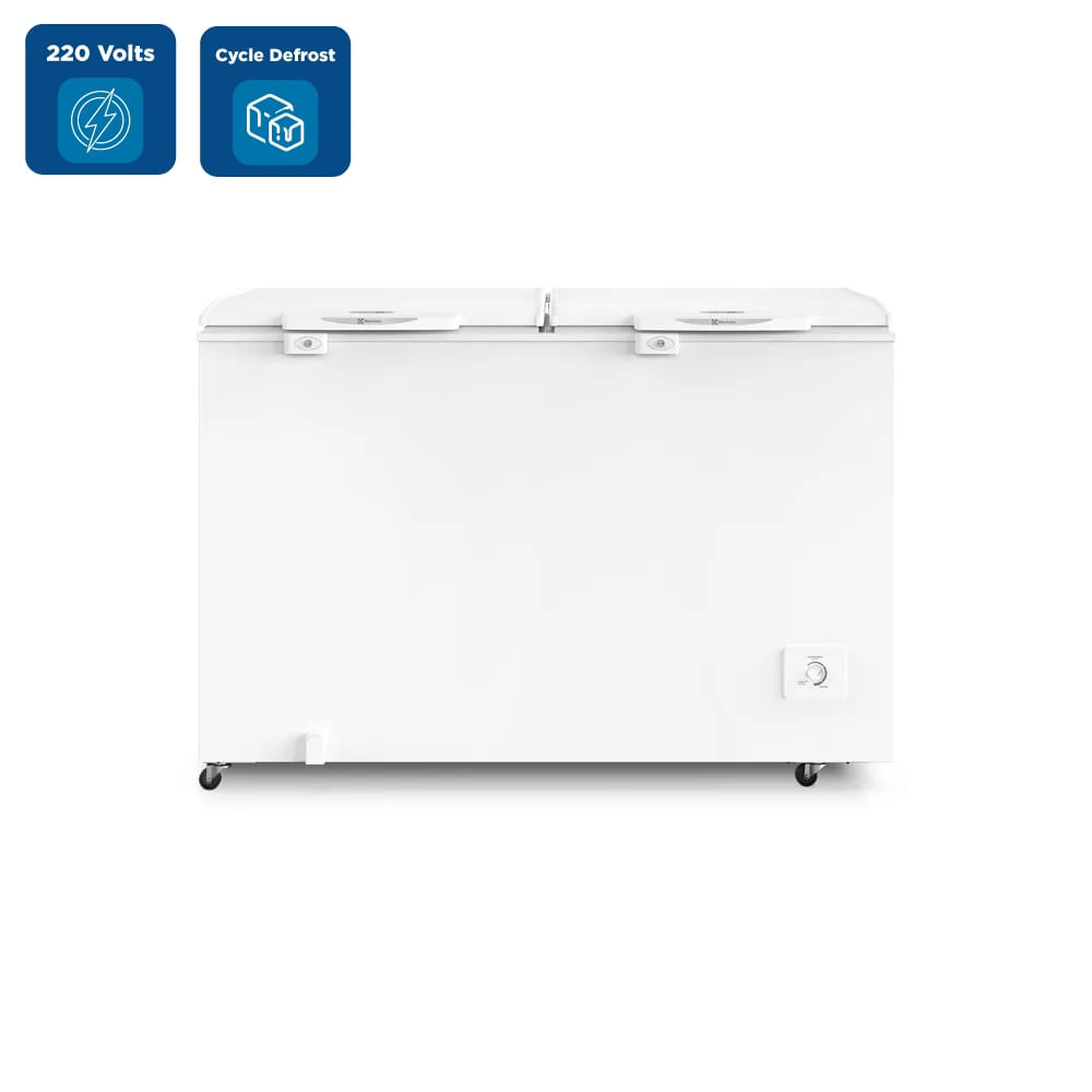 Freezer Horizontal Electrolux 400 Litros 2 Portas Branco H440 – 220 Volts - Image 2