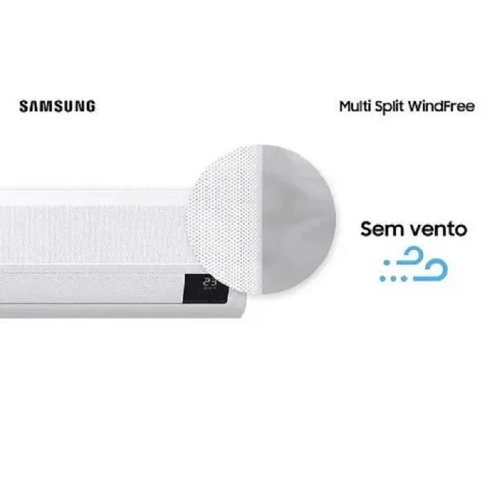 Ar Condicionado Multi Split Samsung Hi Wall Wind Free 2x9000 BTU/h Quente e Frio AJ068AXJ3KH/AZ – 220 Volts - Image 3