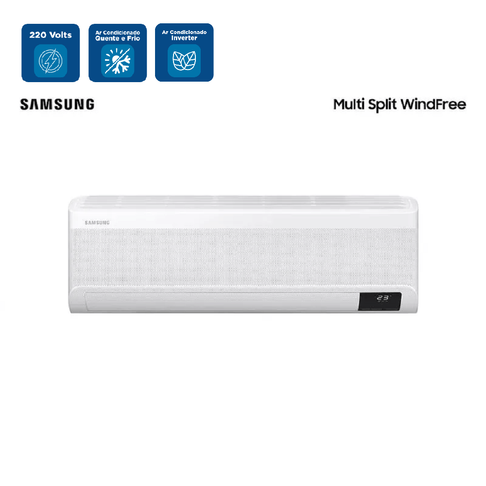 Ar Condicionado Multi Split Samsung Hi Wall Wind Free 2x9000 BTU/h Quente e Frio AJ068AXJ3KH/AZ – 220 Volts - Image 2
