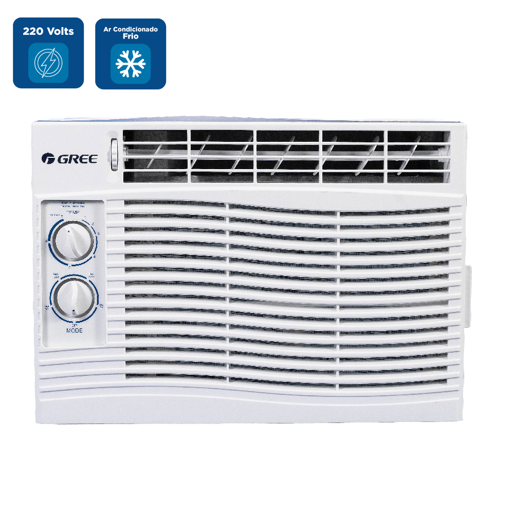 Ar Condicionado Janela Gree 7000 BTU/h Frio R32 Mecânico GJC07BV-D6NMND1A – 220 Volts - Image 2