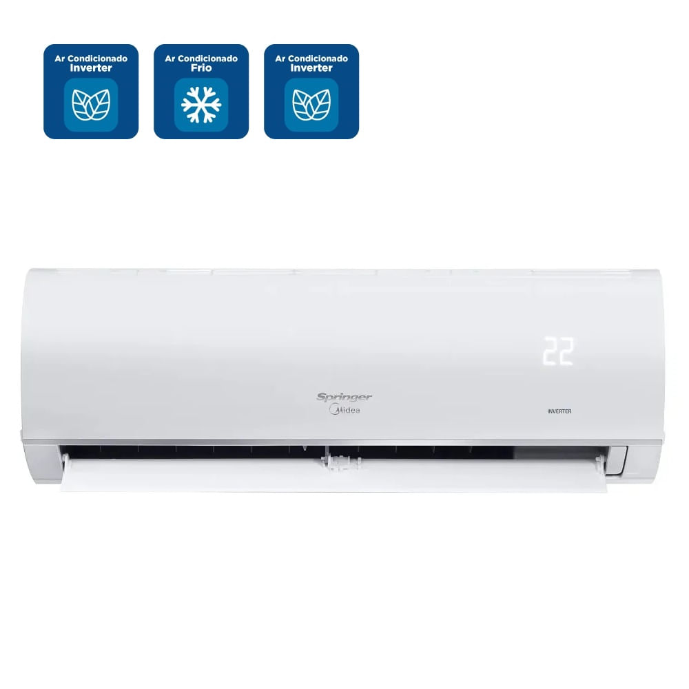 Ar Condicionado Split Hi Wall Inverter Springer Midea AirVolution Connect 9000 BTU/h Frio 42AFVCI09S5 - 220 Volts - Image 2