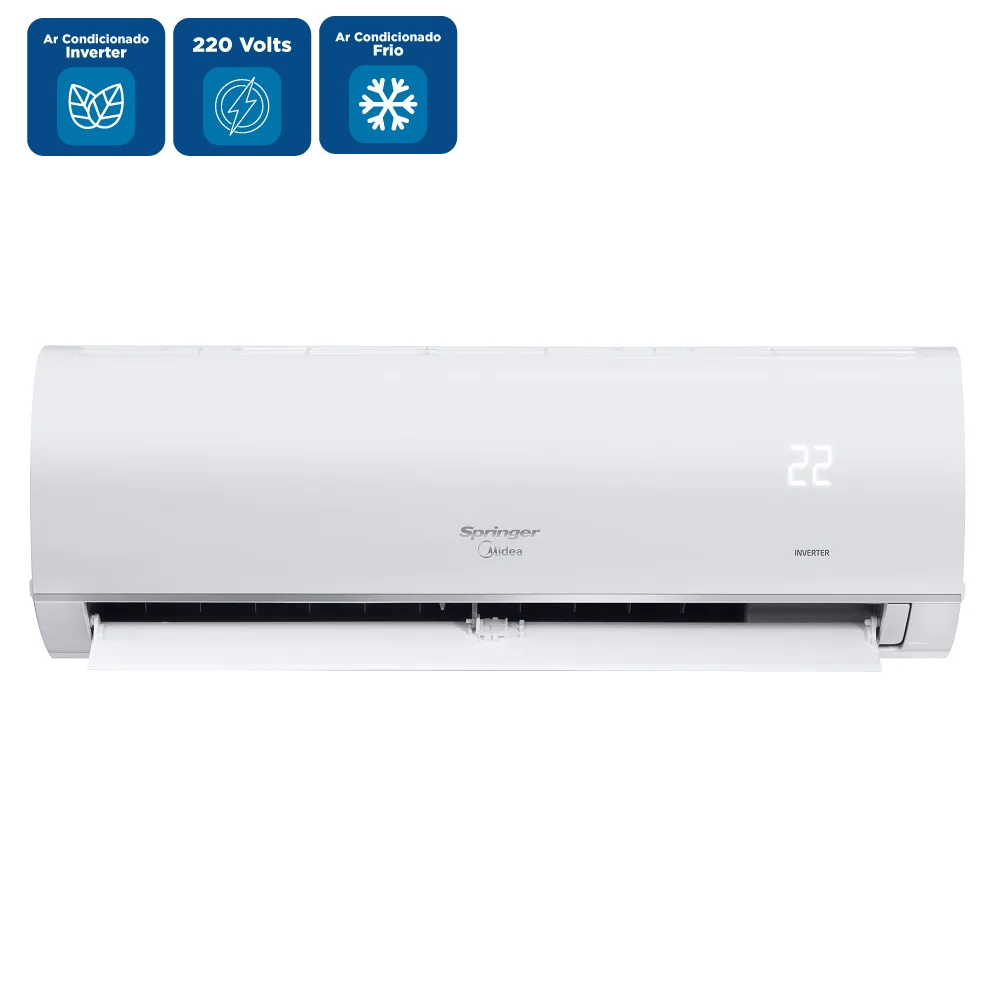 Ar Condicionado Split Hi Wall Inverter Springer Midea AirVolution Connect 22000 BTU/h Frio 42AFVCI22S5 - 220 Volts - Image 2