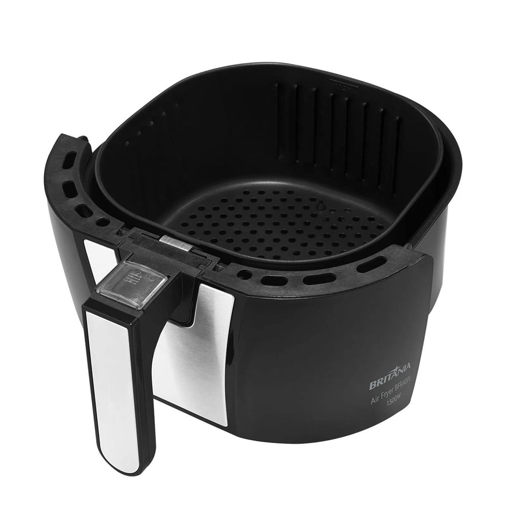 Fritadeira Elétrica Air Fry Britânia 4,35 Litros Preto e Inox BFR40PI - 127 Volts - Image 3