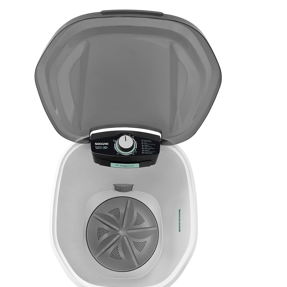 Lavadora de Roupas Suggar 10Kg Lavamax Neo Eco Branca LE1012BR – 220 Volts - Image 4