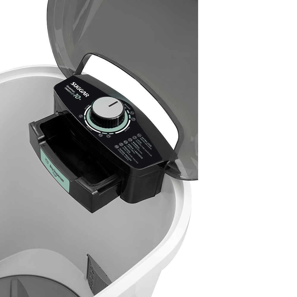 Lavadora de Roupas Suggar 10Kg Lavamax Neo Eco Branca LE1012BR – 220 Volts - Image 6