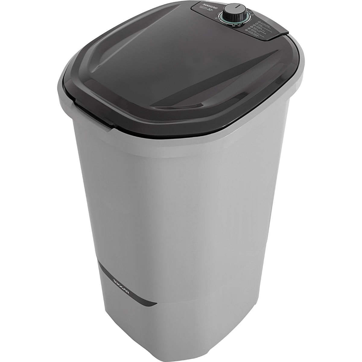 Lavadora de Roupas Suggar 10Kg Lavamax Neo Eco Prata LE1012PR – 220 Volts - Image 3