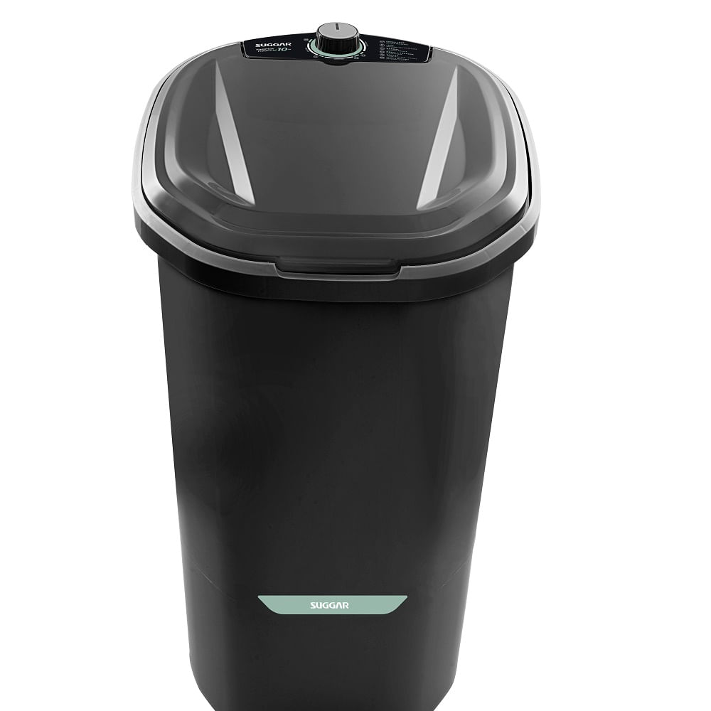 Lavadora de Roupas Suggar 10Kg Lavamax Neo Eco Preto LE1012PT – 220 Volts - Image 3