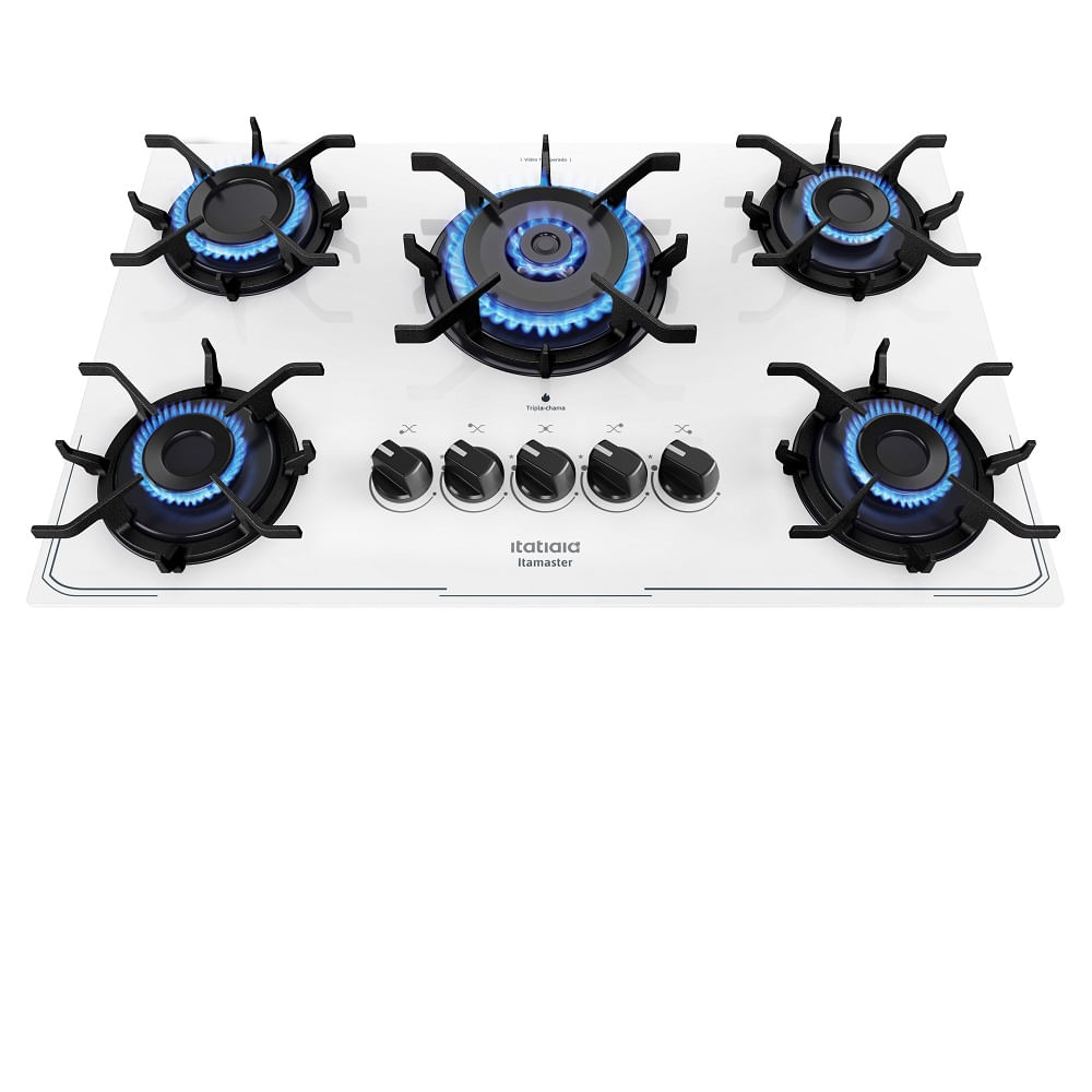 Cooktop Itatiaia 5 Bocas Tripla Chama Itamaster Branco – Bivolt - Image 4