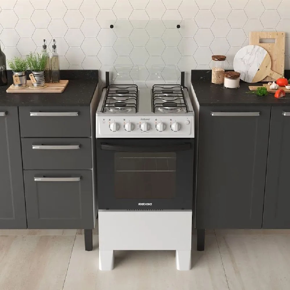 Fogão de Piso Itatiaia 4 Bocas Star New Branco – Bivolt - Image 7