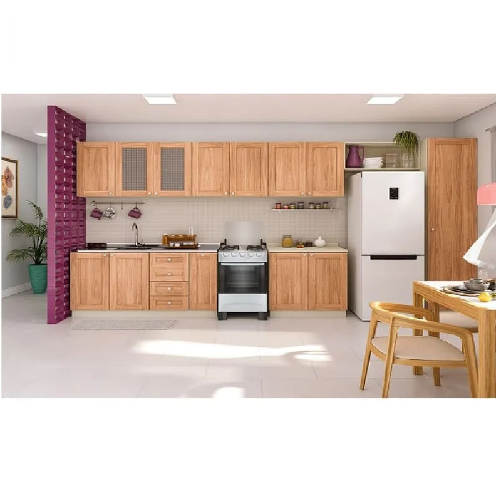 Fogão de Piso Mueller 4 Bocas Mesa Inox Branco MFI4BA - Image 8