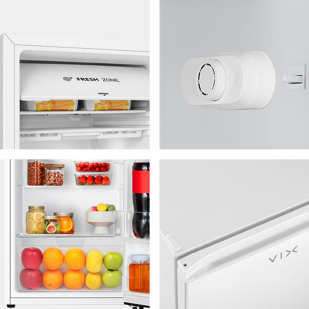 Frigobar Vix 115 Litros Porta Reversível Branco RR157VX2A – 220 Volts - Image 17