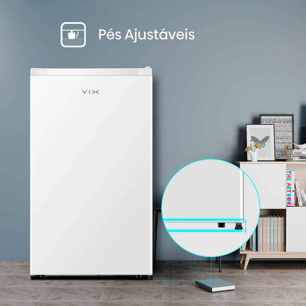 Frigobar Vix 115 Litros Porta Reversível Branco RR157VX2A – 220 Volts - Image 9