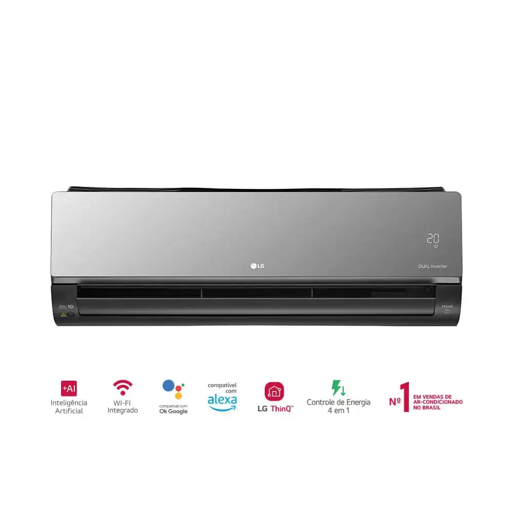 Ar Condicionado Split Inverter LG 18.000 Btus Artcool Frio S3-Q18KLR1B - 220 Volts - Image 8