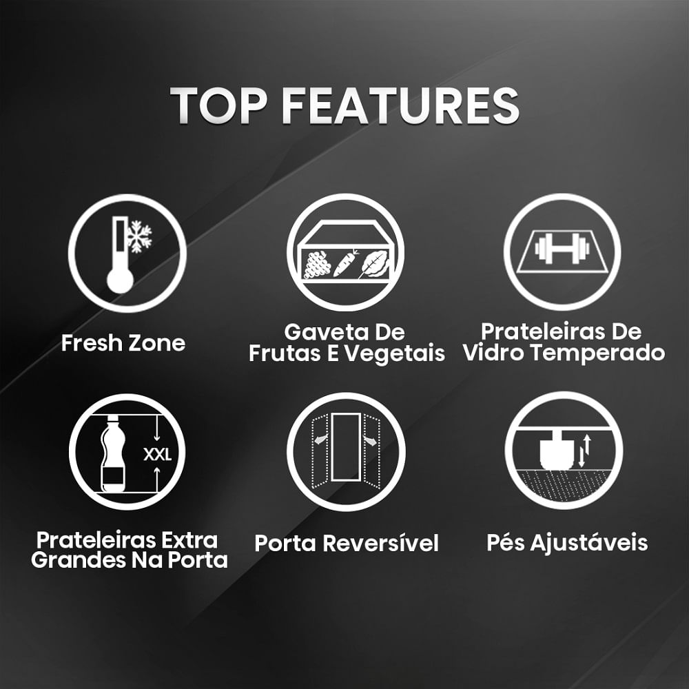 Frigobar Vix 90 Litros Porta Reversível Branco RR121VX2A – 220 Volts - Image 11