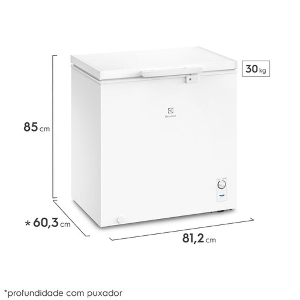 Freezer Horizontal Electrolux 199 Litros Branco HE200 – 127 Volts - Image 5
