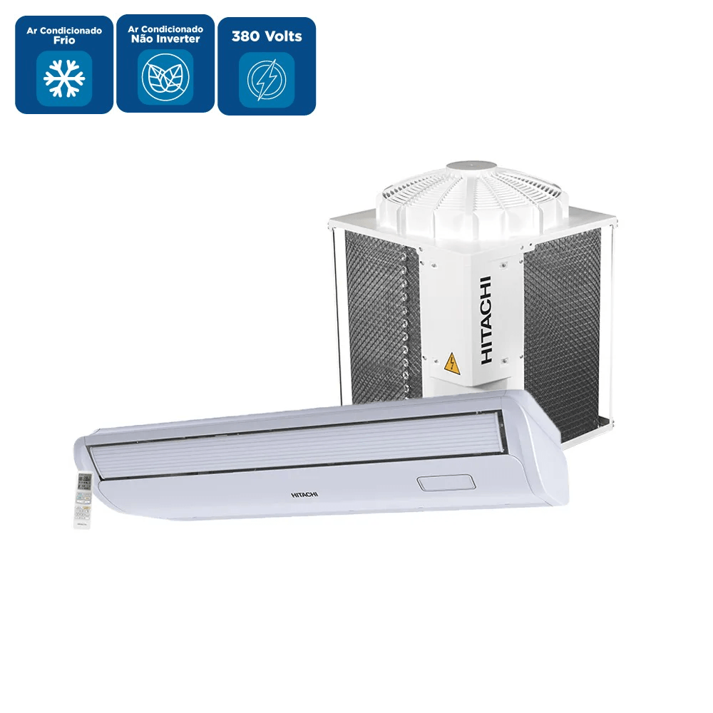 Ar Condicionado Split Piso Teto Hitachi AirCore 500 58000 BTU/h Frio Trifásico SPC60I7F – 380 Volts - Image 2