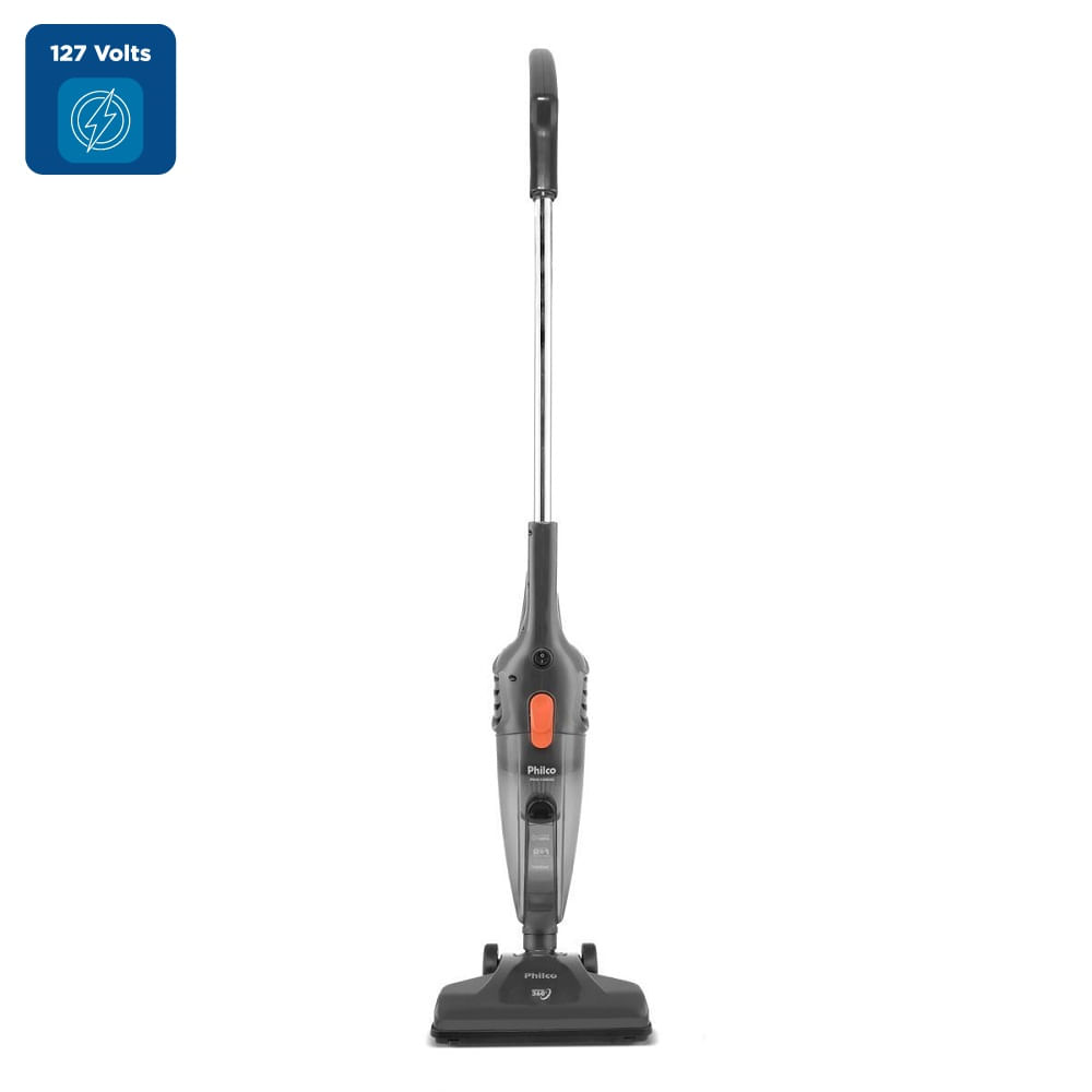 Aspirador de Pó Philco com Filtro 2 em 1 Vertical Cinza PAS1450C – 127 Volts - Image 2