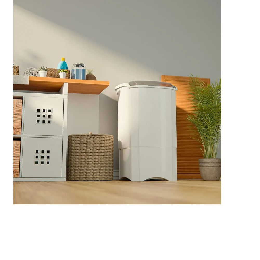 Lavadora de Roupas Britânia 20Kg Semiautomática Branca BLR04 – 220 Volts - Image 6