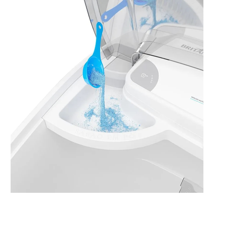 Lavadora de Roupas Britânia 10Kg Semiautomática Branca BLR03 – 220 Volts - Image 5