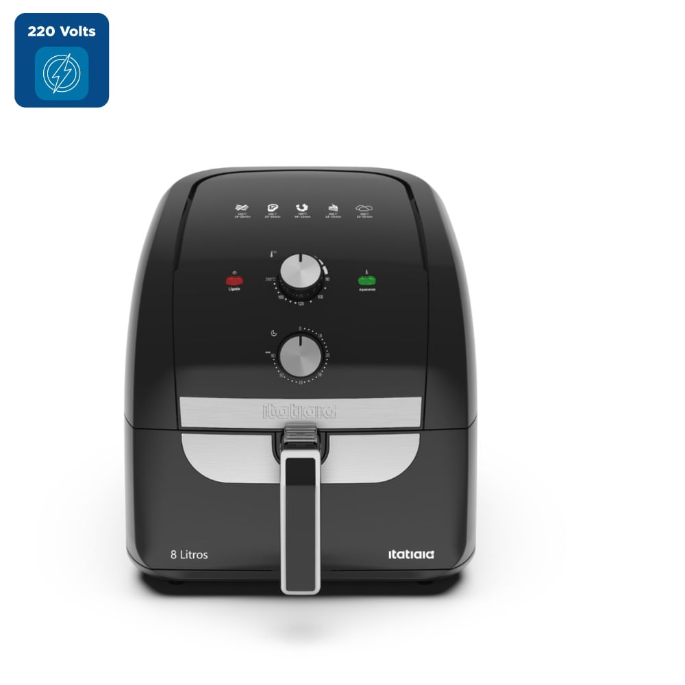 Fritadeira Air Fryer Itatiaia 8 Litros Preta AFITA2003 – 220 Volts - Image 2
