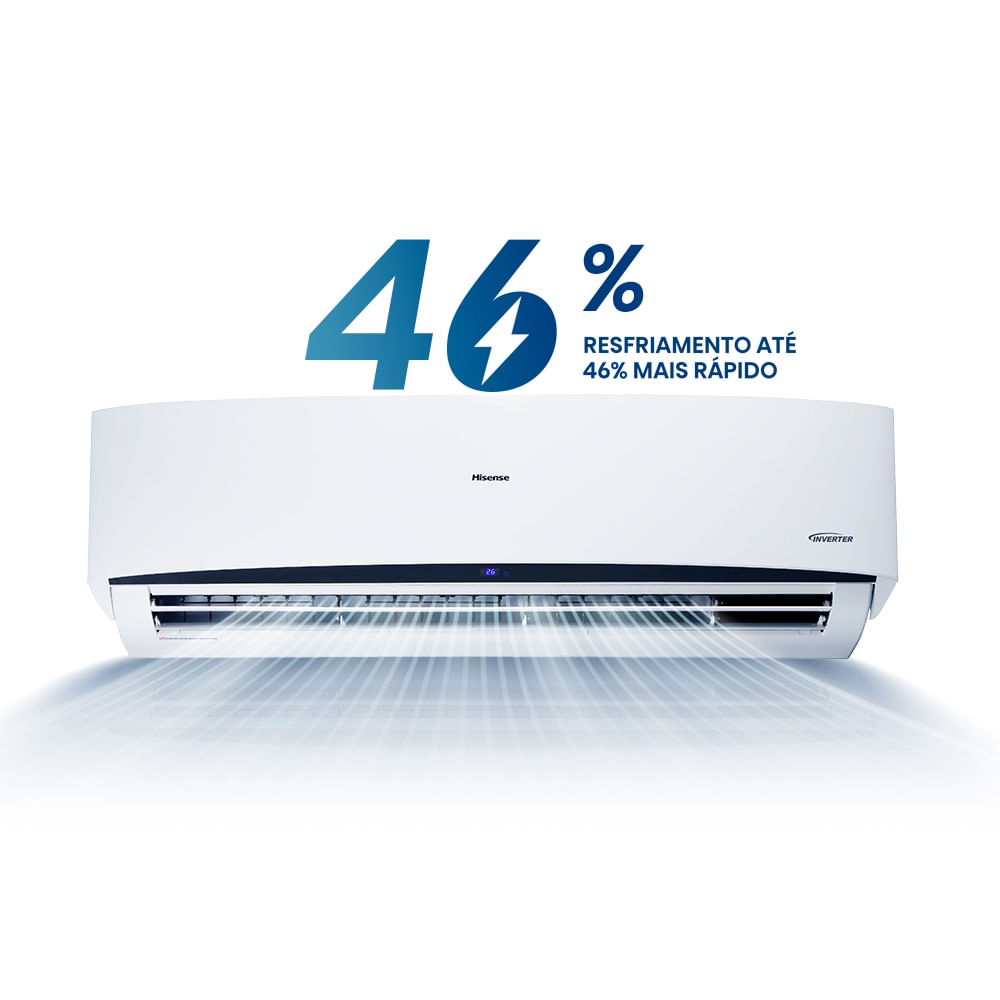 Ar Condicionado Split Hi Wall Inverter Hisense Wi-Fi 30000 BTU/h Quente e Frio AS-30UW2RKK01C – 220 Volts - Image 3