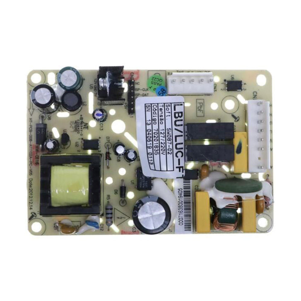 Placa de Potência Lavadora Electrolux LBU15/LBU16/LT09B/LUC10 - Bivolt - Image 2