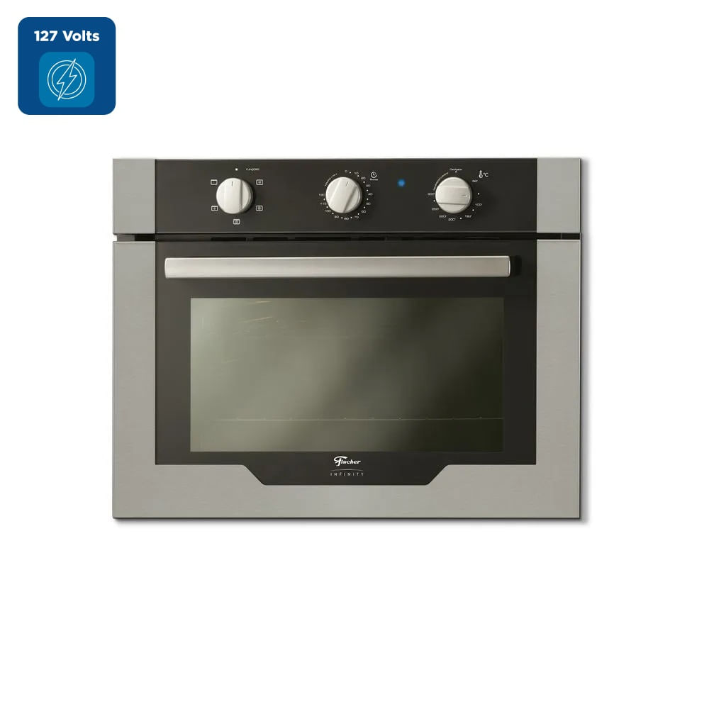Forno Elétrico e Air Fryer de Embutir Fischer 50 Litros Infinity Inox - 127 Volts - Image 2
