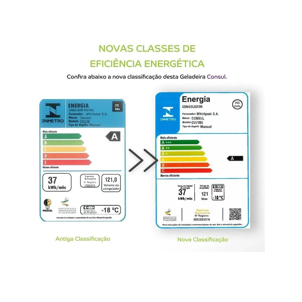 Freezer Vertical Consul 121L CVU18GBBNA - 220 volts - Image 5