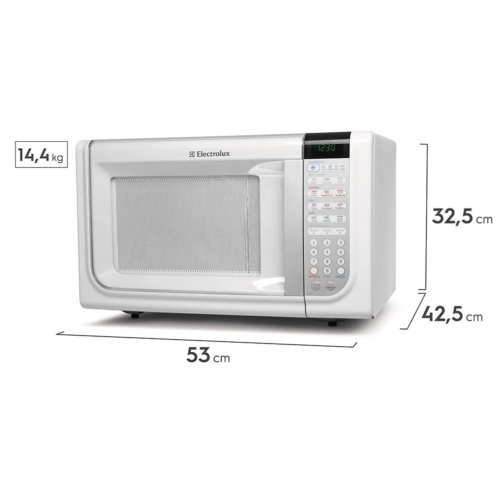 Micro-ondas Electrolux 31 Litros Meus Favoritos Branco MEF41 - 127 Volts - Image 4