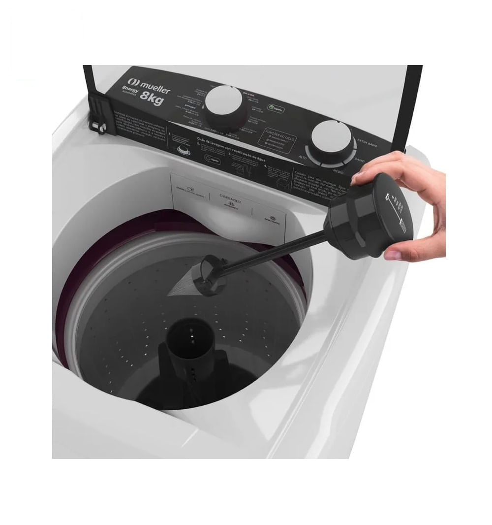 Lavadora Automática Mueller Energy 8kg – 220 Volts - Image 8