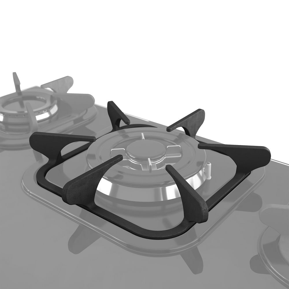 Cooktop Mueller 5 Bocas com Queimador Tripla Chama Preto – Bivolt - Image 5