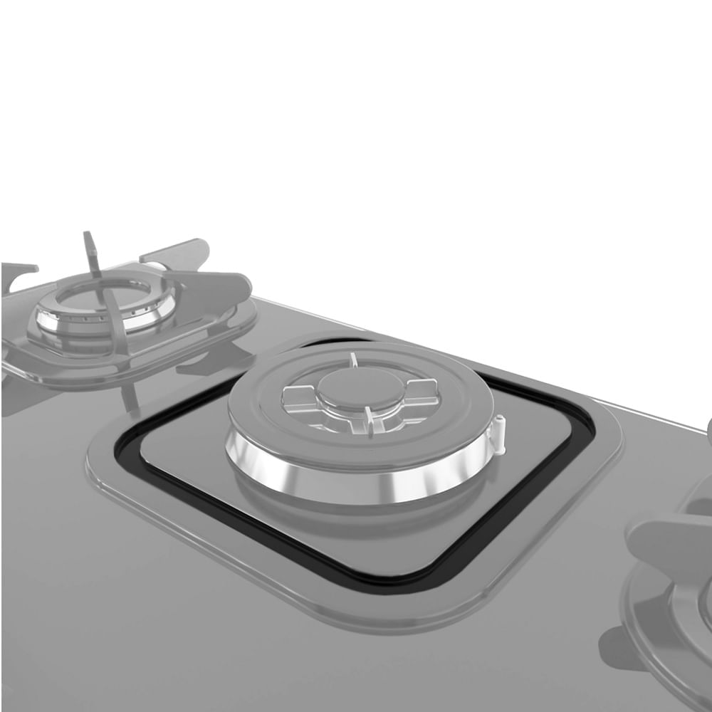 Cooktop Mueller 5 Bocas com Queimador Tripla Chama Preto – Bivolt - Image 6