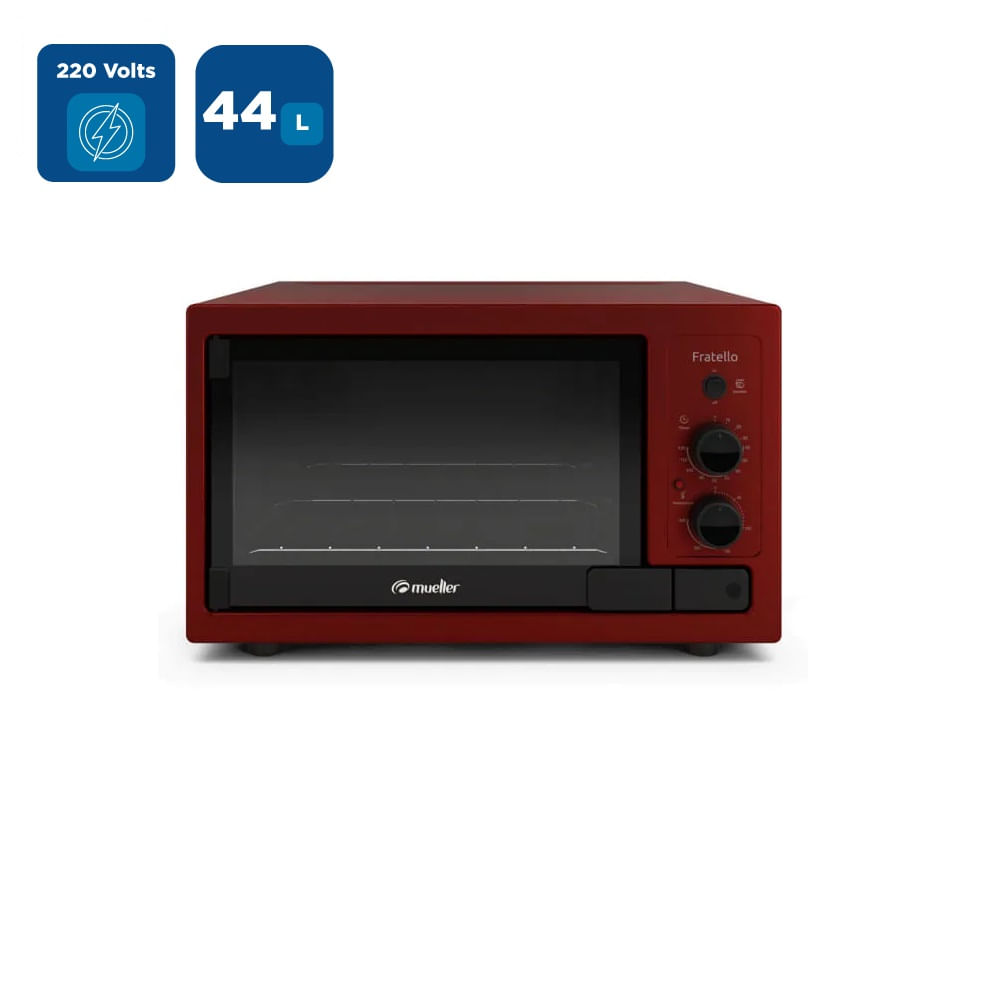 Forno Elétrico Mueller Fratello Vermelho – 220 Volts - Image 2