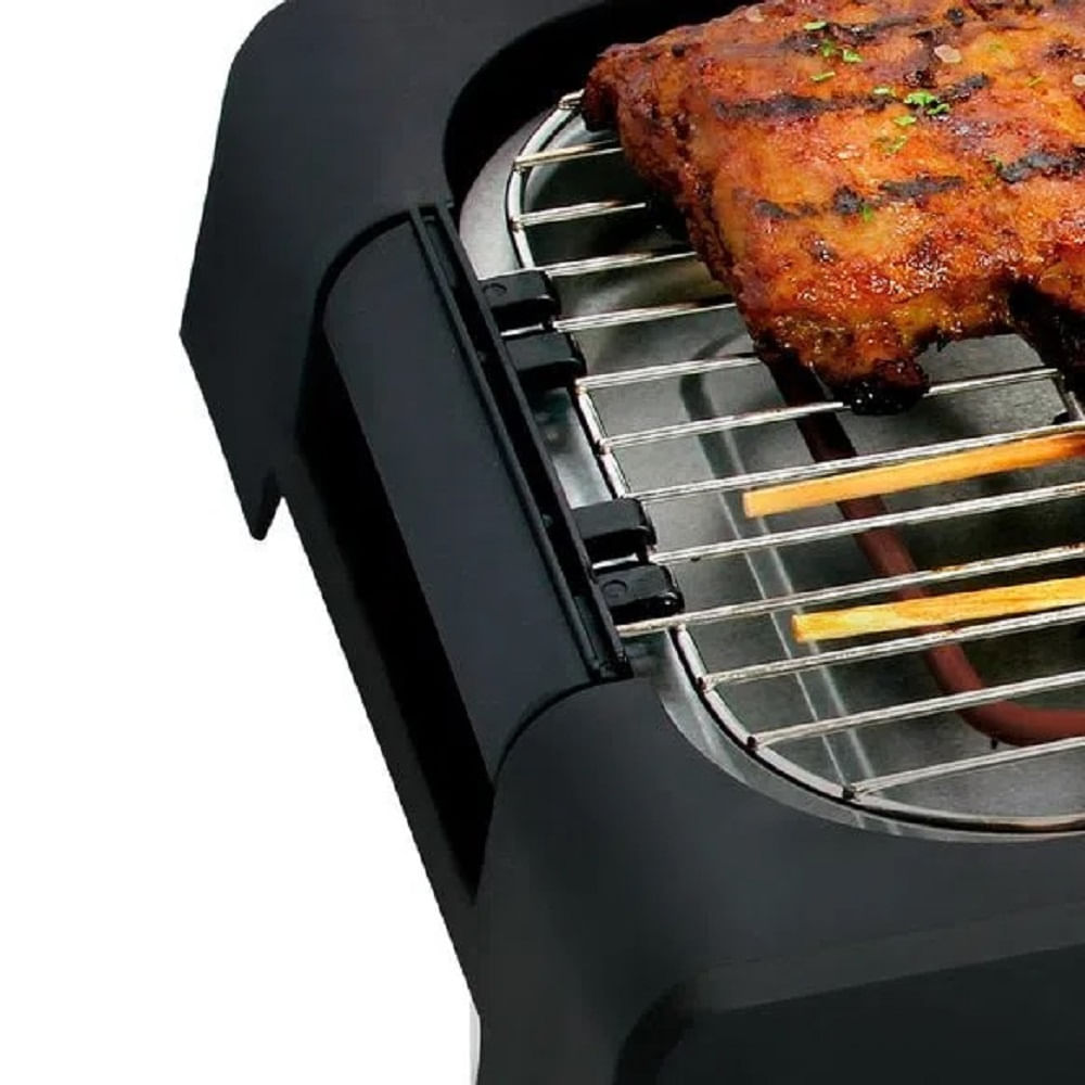 Churrasqueira Elétrica Mallory Montana Preta - 220 Volts - Image 4