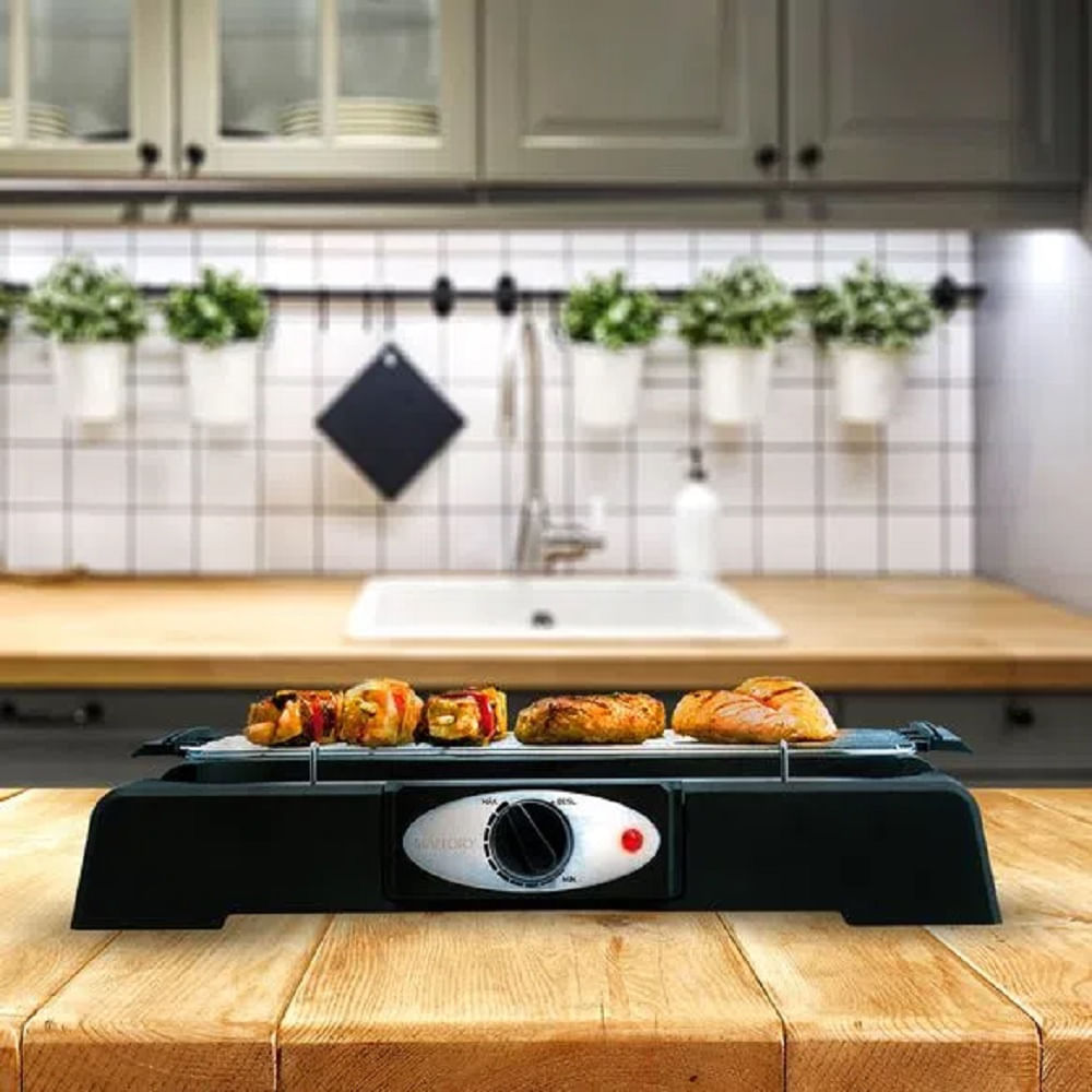 Churrasqueira Elétrica Mallory Montana Preta - 220 Volts - Image 5