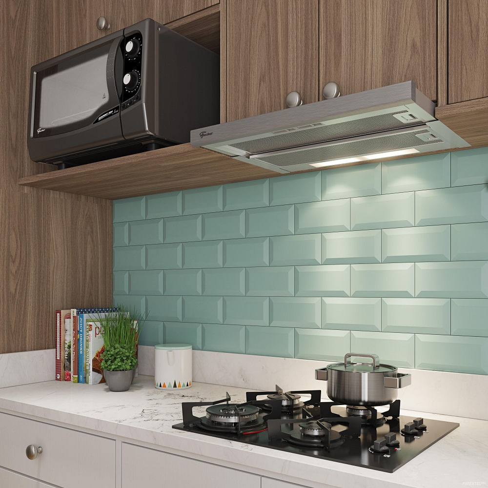 Depurador Fischer Slim 60 cm Branco – 127 Volts - Image 2