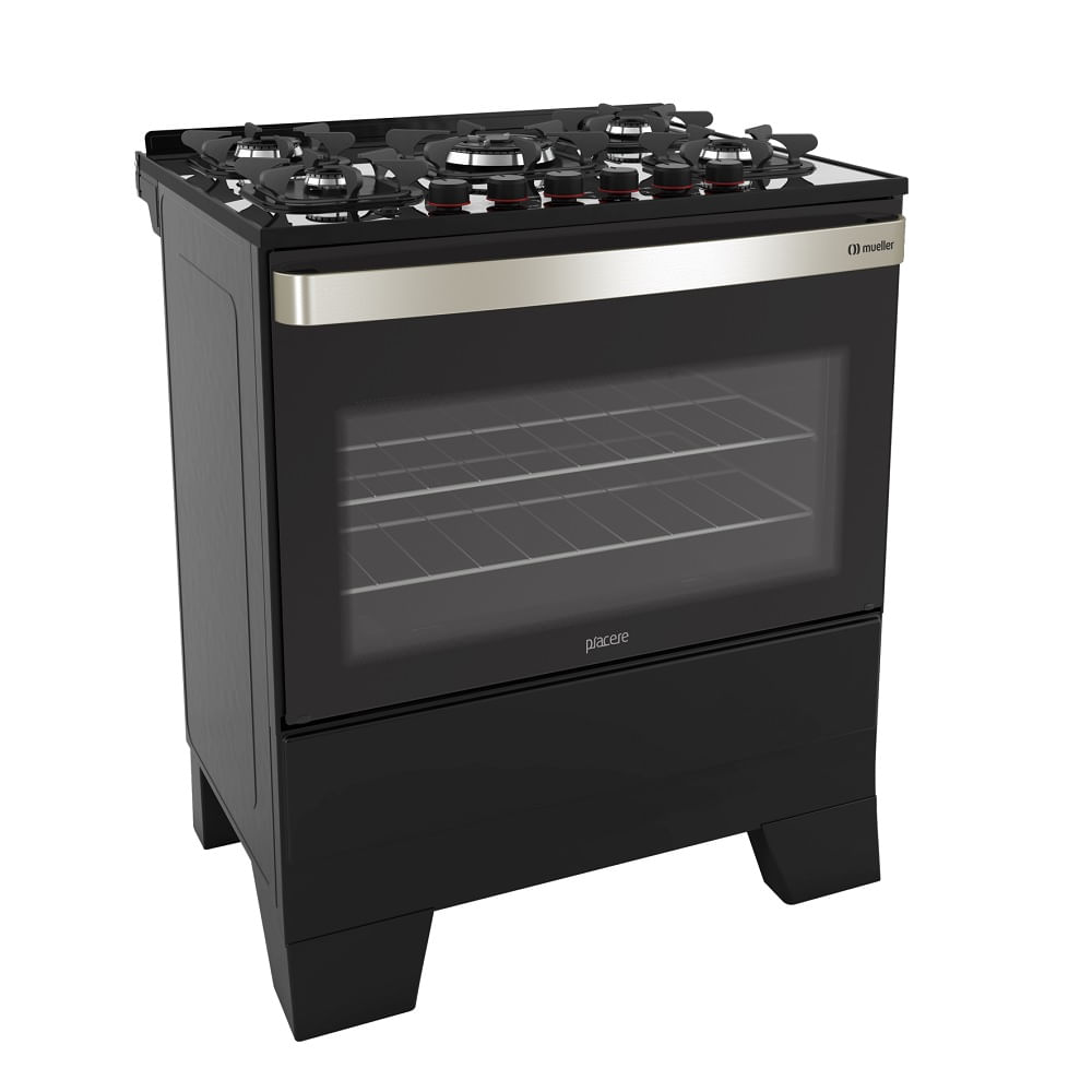 Fogão Mueller 5 Bocas Piacere Vetro Preto Fosco – Bivolt - Image 9