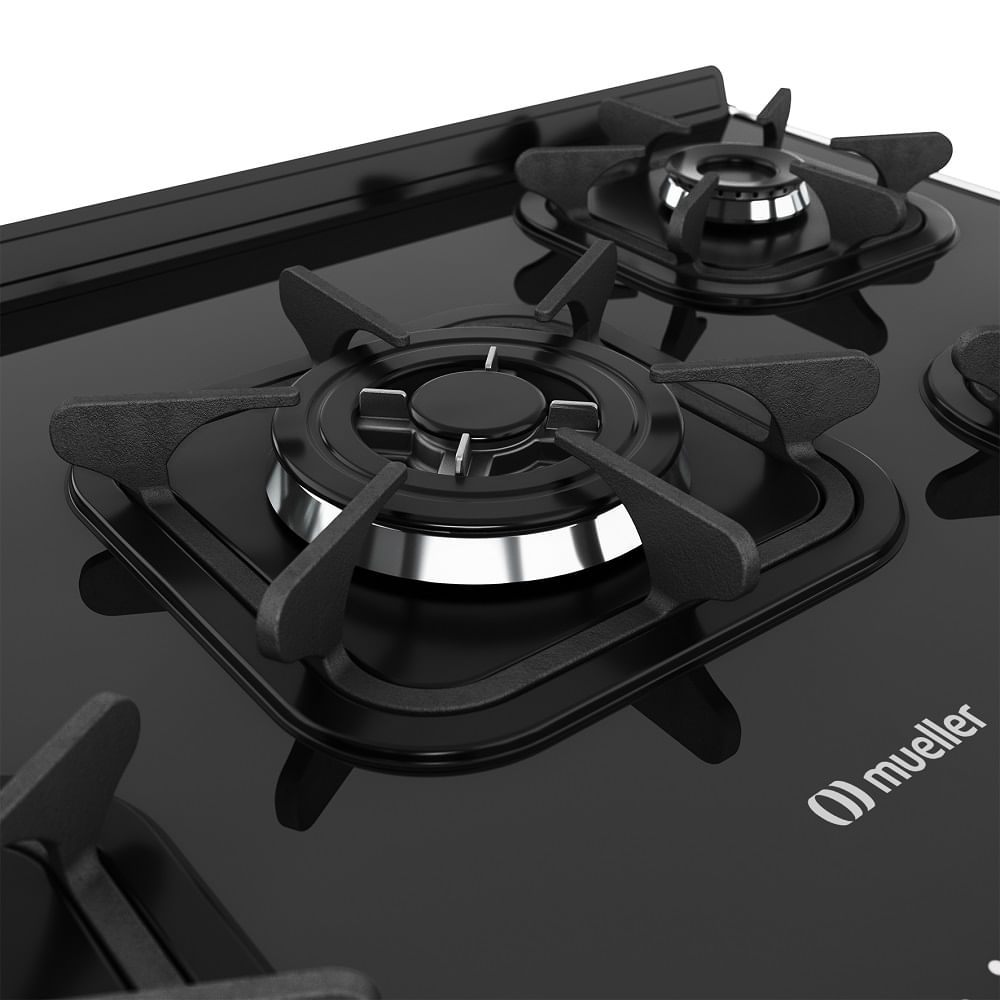 Fogão Mueller 5 Bocas Piacere Vetro Preto Fosco – Bivolt - Image 6