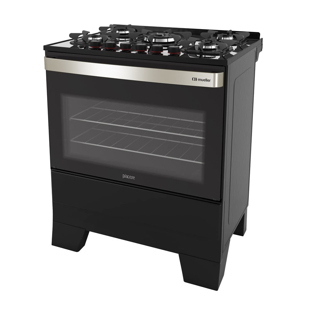 Fogão Mueller 5 Bocas Piacere Vetro Preto Fosco – Bivolt - Image 8