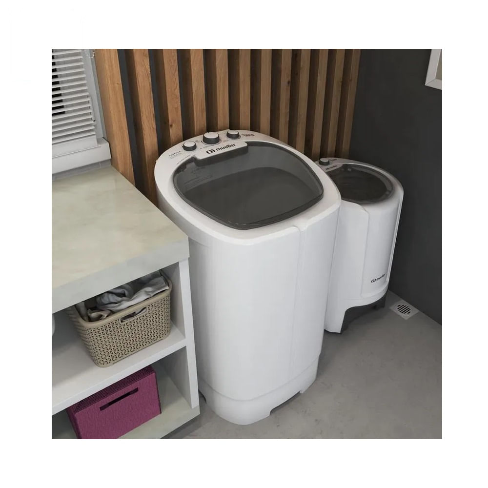 Lavadora de Roupas Mueller Family Lite 10 Kg Branca – 220 Volts - Image 10