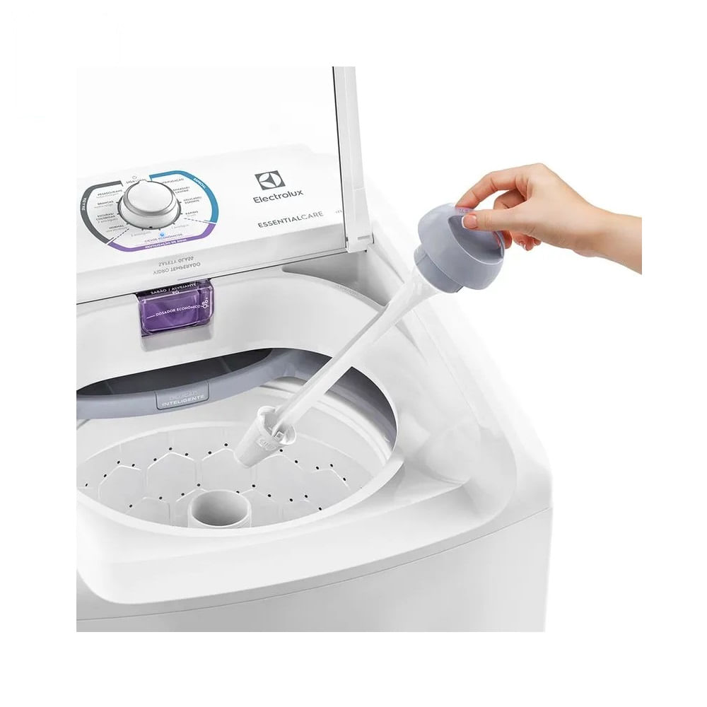 Lavadora de Roupas Electrolux 8,5Kg Essential Care Branca LES09 – 127 Volts - Image 5