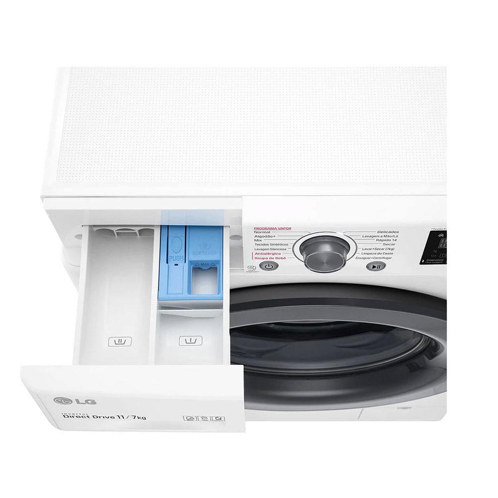 Lava e Seca Smart LG 11Kg com Inteligência Artificial AIDD Branca VC5 – 220 Volts - Image 5
