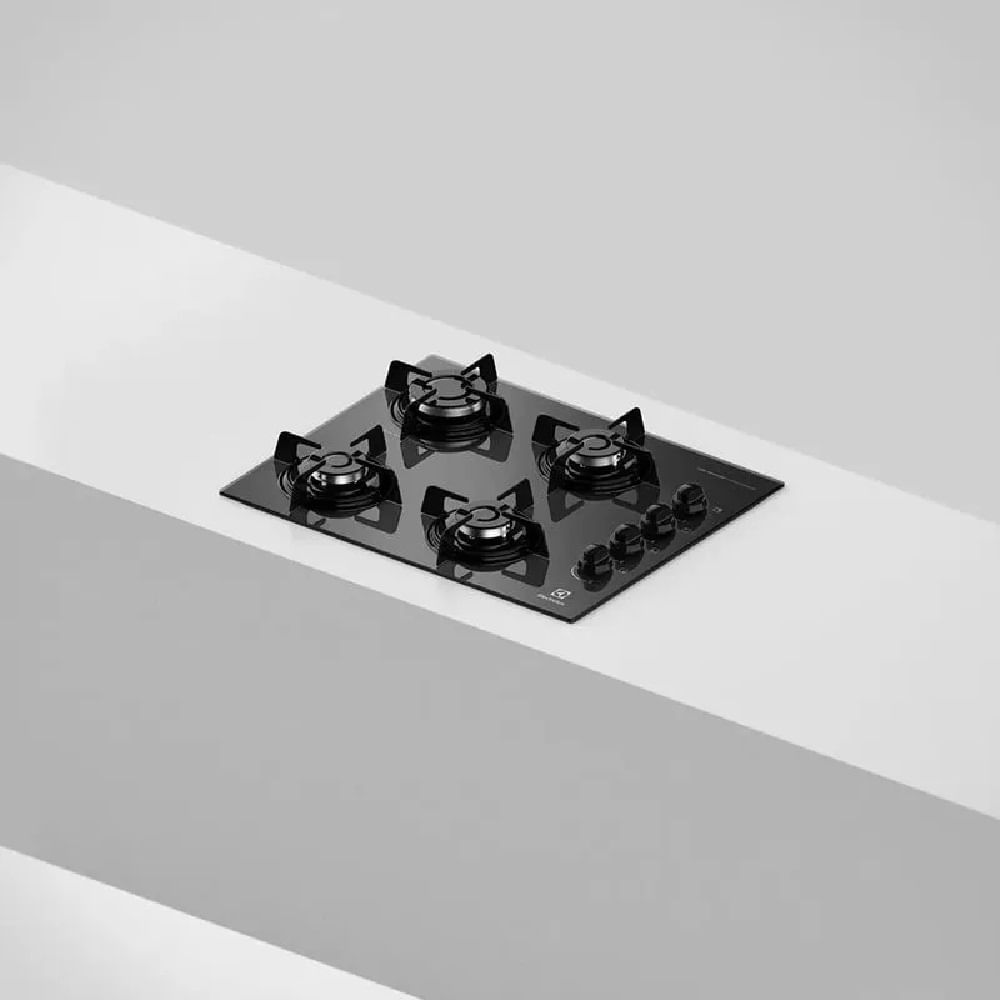 Cooktop a Gás Electrolux 4 Bocas Preto com Acendimento Automático KE4GP – Bivolt - Image 3