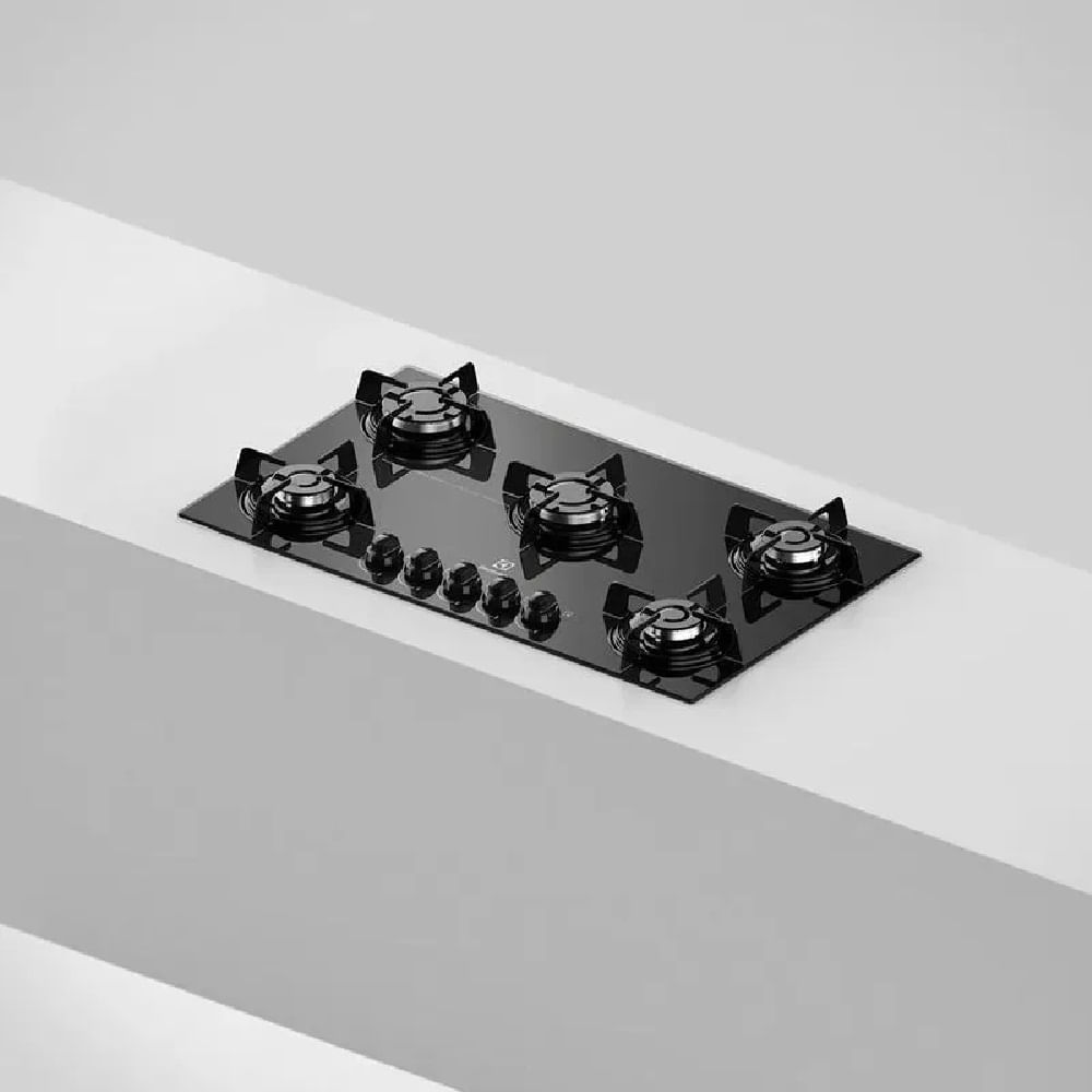 Cooktop a Gás Electrolux 5 Bocas com Acendimento Automático Preto KE5GP – Bivolt - Image 3