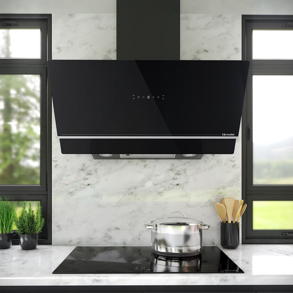 Coifa de Parede Mueller 90cm com Controle de Movimento Preta MCF0290G1 – 220 Volts - Image 6