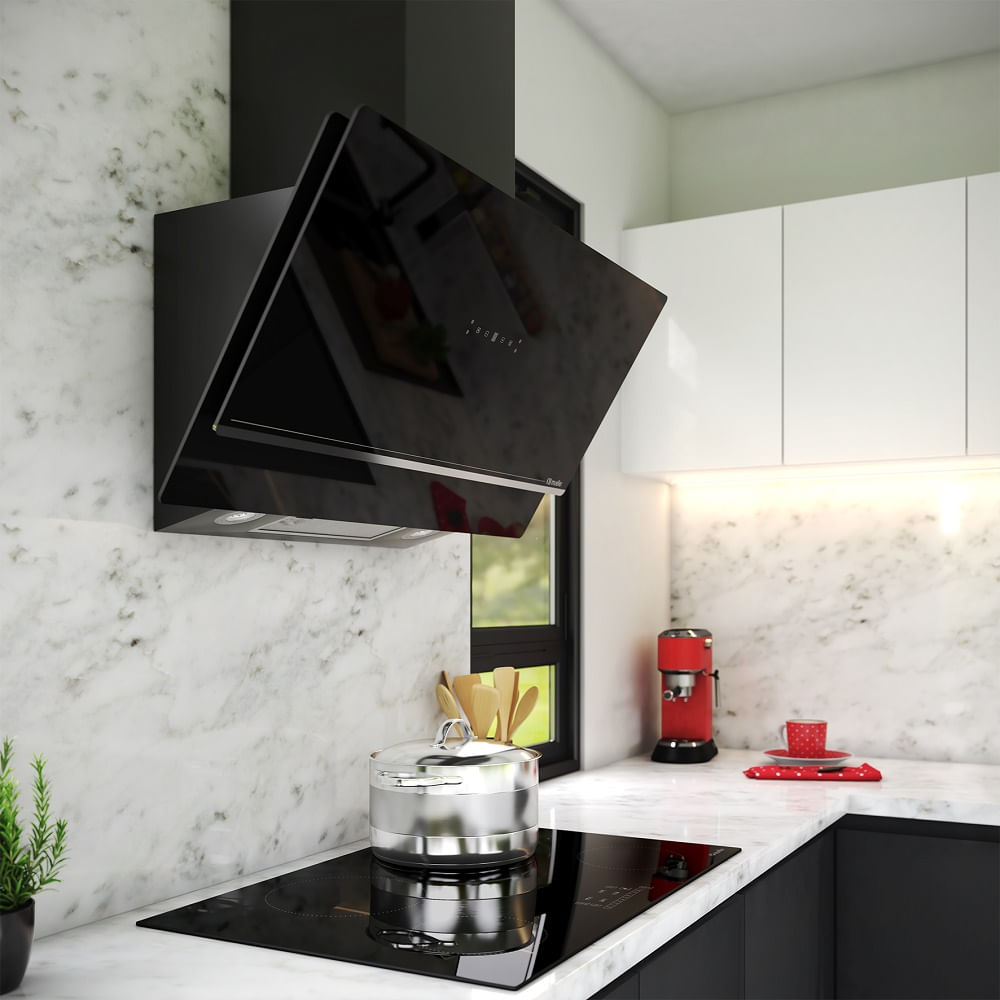 Coifa de Parede Mueller 90cm com Controle de Movimento Preta MCF0290G1 – 220 Volts - Image 7