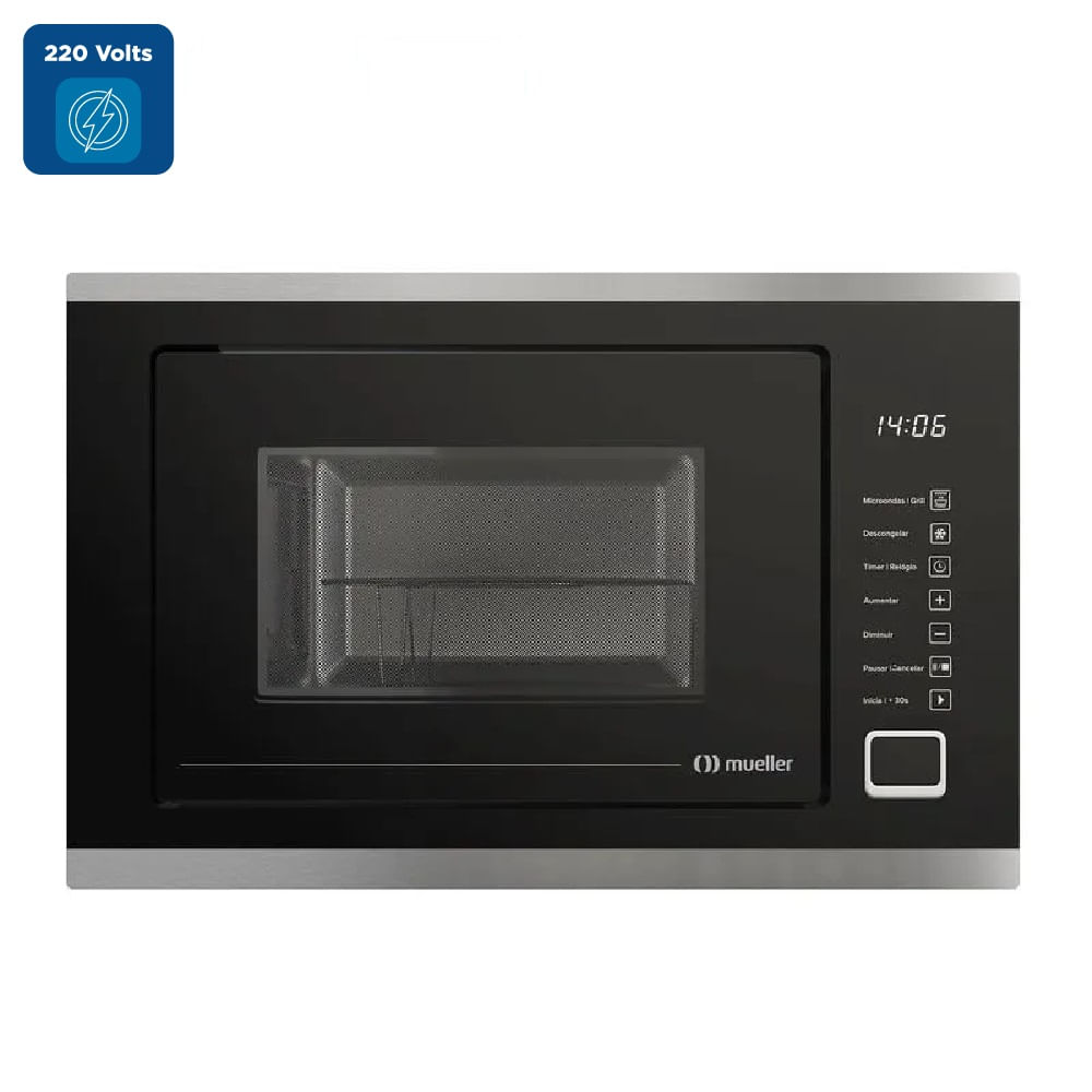 Micro-ondas de Embutir Mueller 25 Litros Preto MMO0225G1 - 220 Volts - Image 2