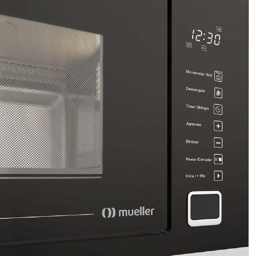 Micro-ondas de Embutir Mueller 25 Litros Preto MMO0225G1 - 220 Volts - Image 3
